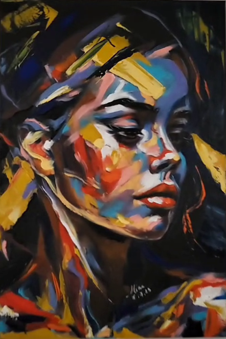ArteDiAlina.com painting: Complicated but kind